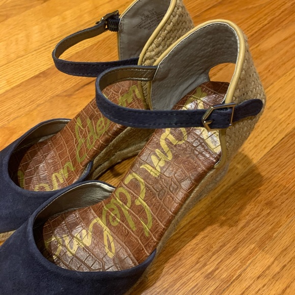 Sam Edelman Harmony Navy Espadrilles Size 8.5M - Picture 5 of 6